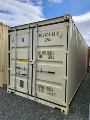 20ft beige shipping container for sale with nationwide USA delivery